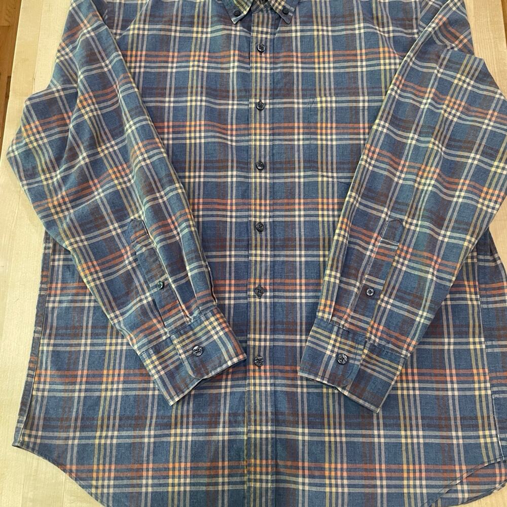 Men’s Large J Crew Light Flannel Long Sleeve Button Down